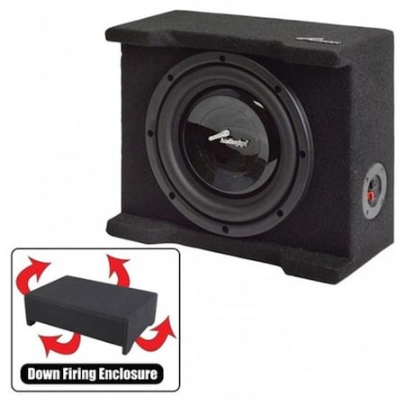 Audiopipe Audiopipe APSB8BDF 8 in. Single Shallow Downfire Sealed Enclosure with Subwoofer APSB8BDF